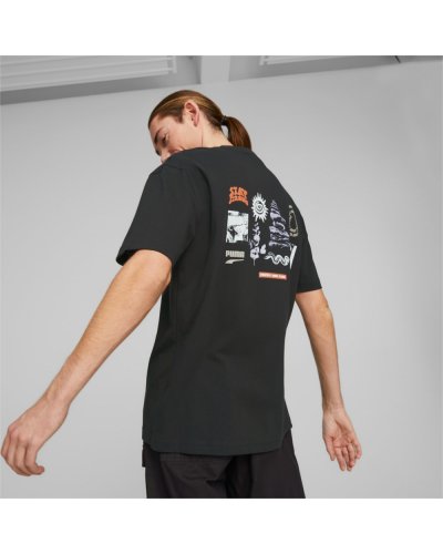  PUMA Downtown Graphic Black Tee 